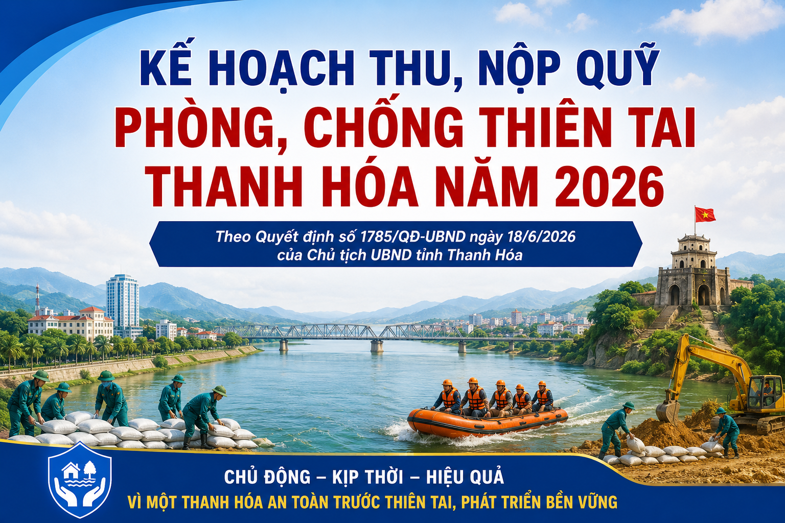 TRIỂN KHAI KẾ HOẠCH THU, NỘP QUỸ PHÒNG, CHỐNG THIÊN TAI NĂM 2026